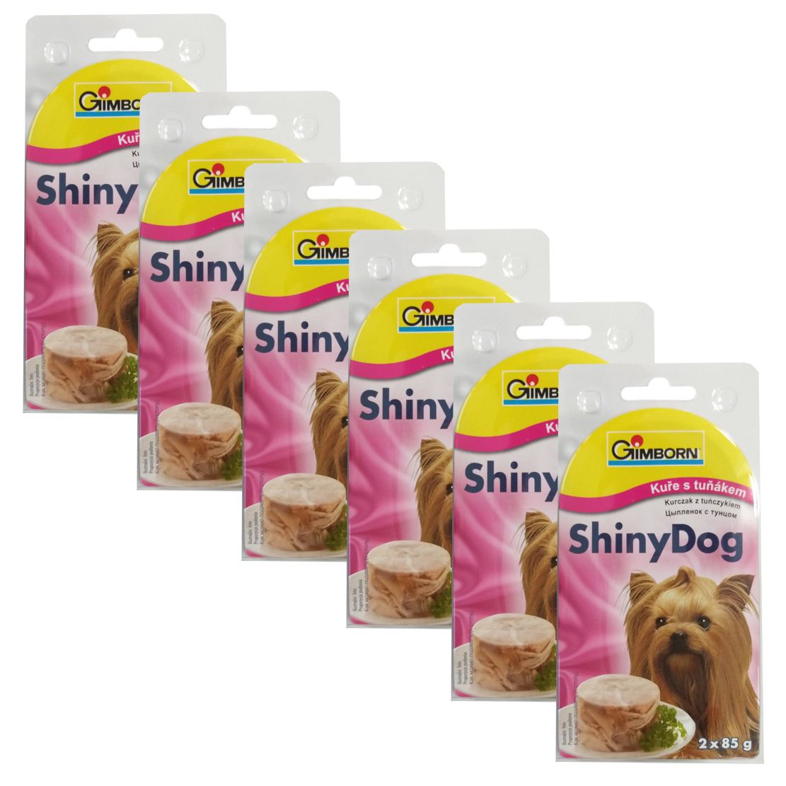 GimBorn ShinyDog piletina + tuna 6 x (2 x 85 g)