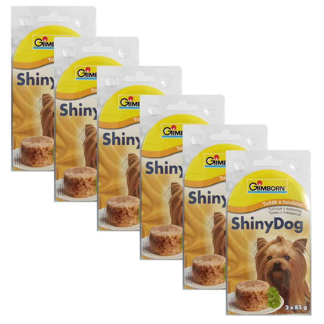 GimBorn ShinyDog tuna + govedina 6 x (2 x 85 g)