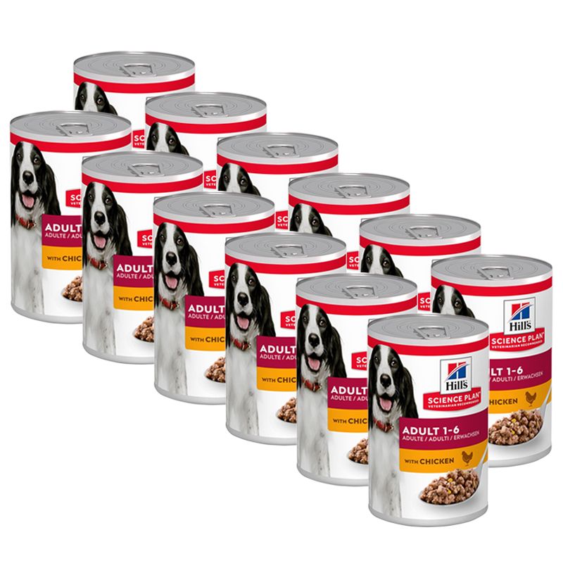 Hill's Science Plan Canine Adult Piletina 12 x 370g