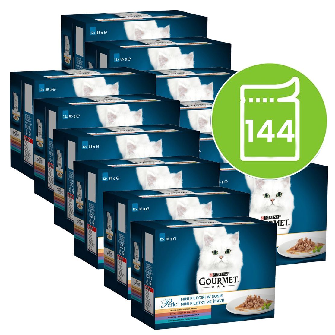 GOURMET Perle Multipack 144 x 85 g