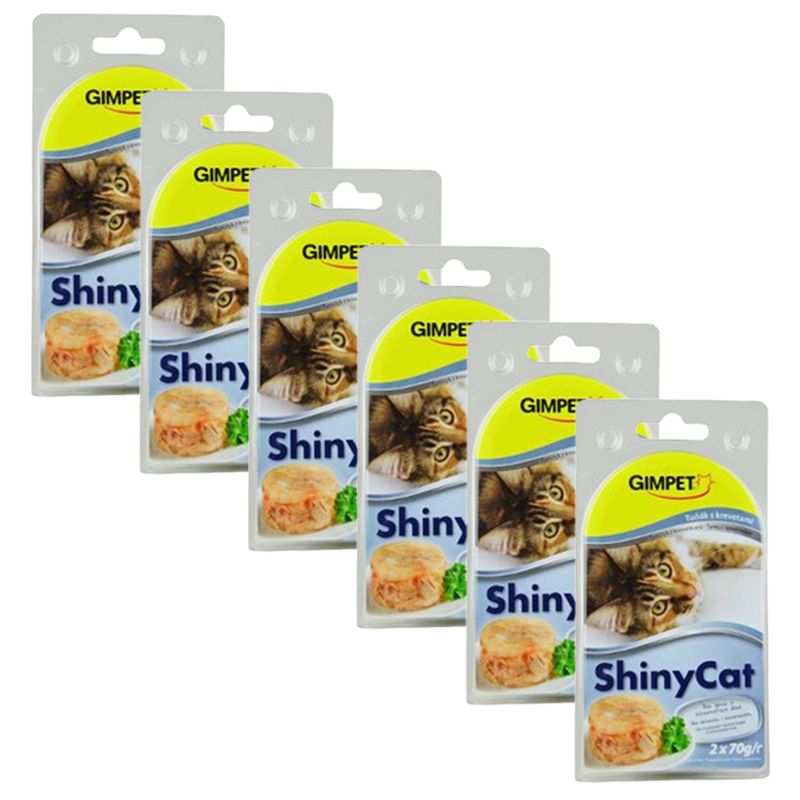 Gimpet ShinyCat tuna i škampi 12 x 70 g