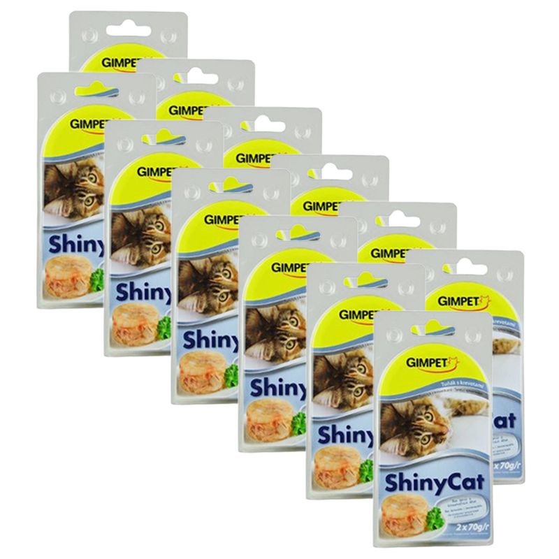 Gimpet ShinyCat tuna i škampi 24 x 70 g