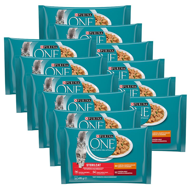 PURINA ONE STERILCAT piletina i govedina u umaku 48 x 85 g