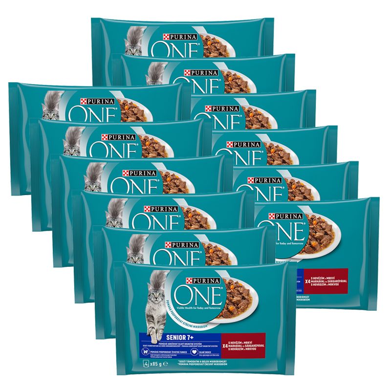 PURINA ONE SENIOR 7+ multibalenie 48 x 85 g