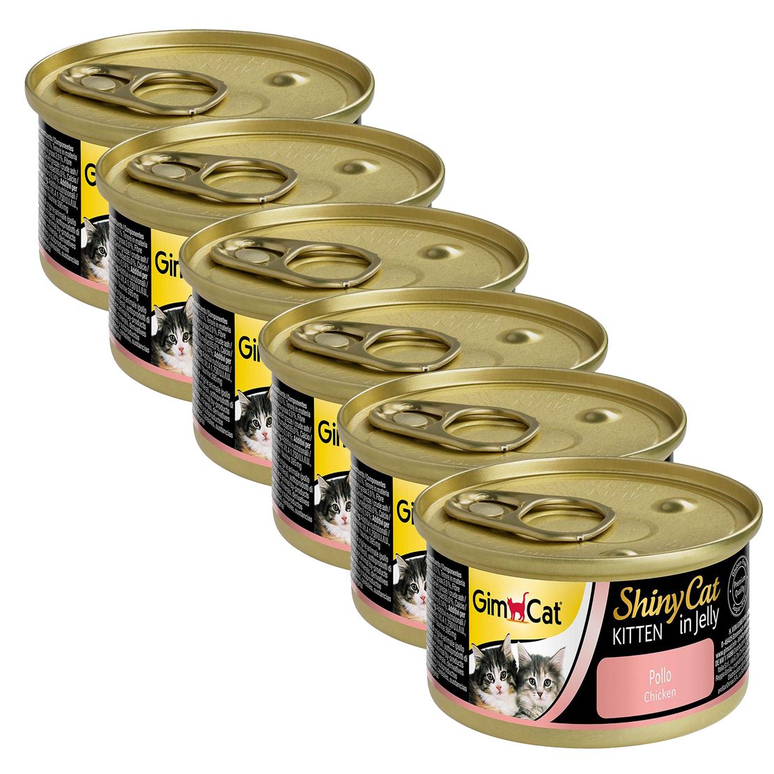 GimCat ShinyCat Mačići piletina 6 x 70 g