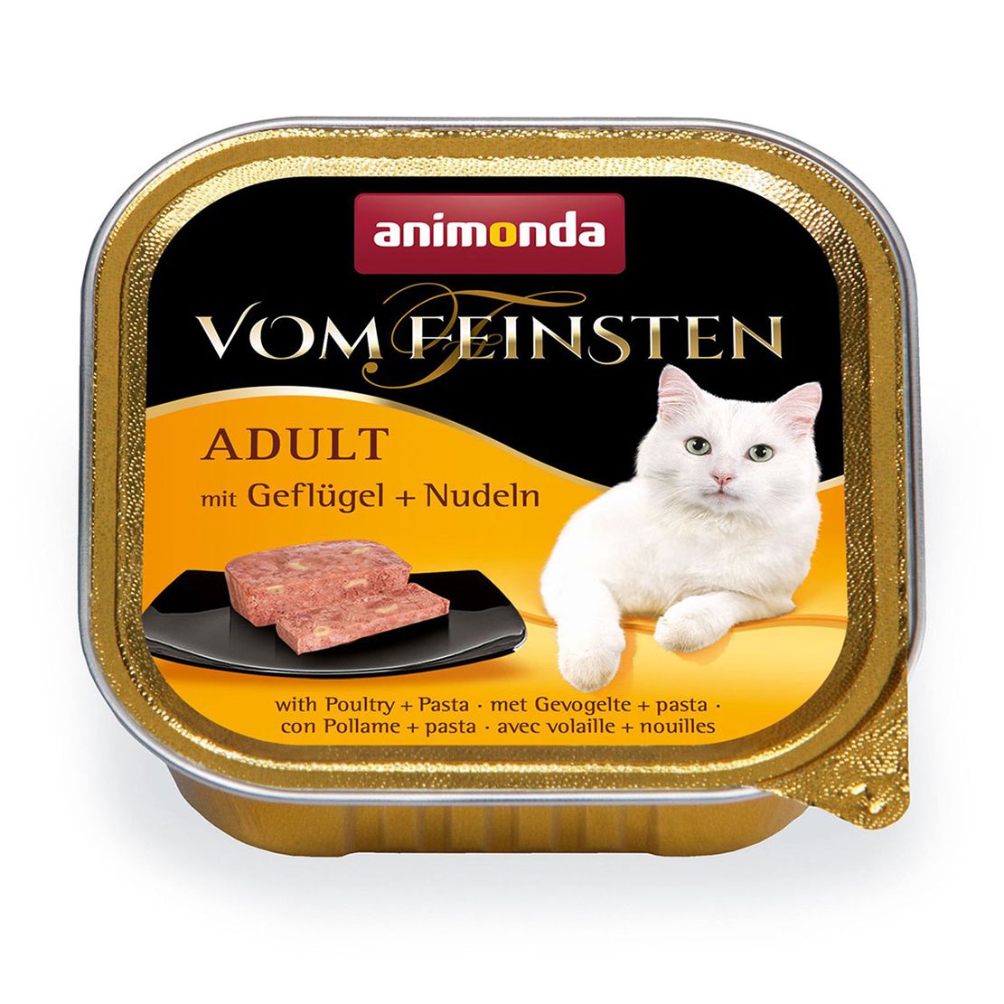 Animonda Vom Feinsten Adult Cats - poultry + pasta 100 g