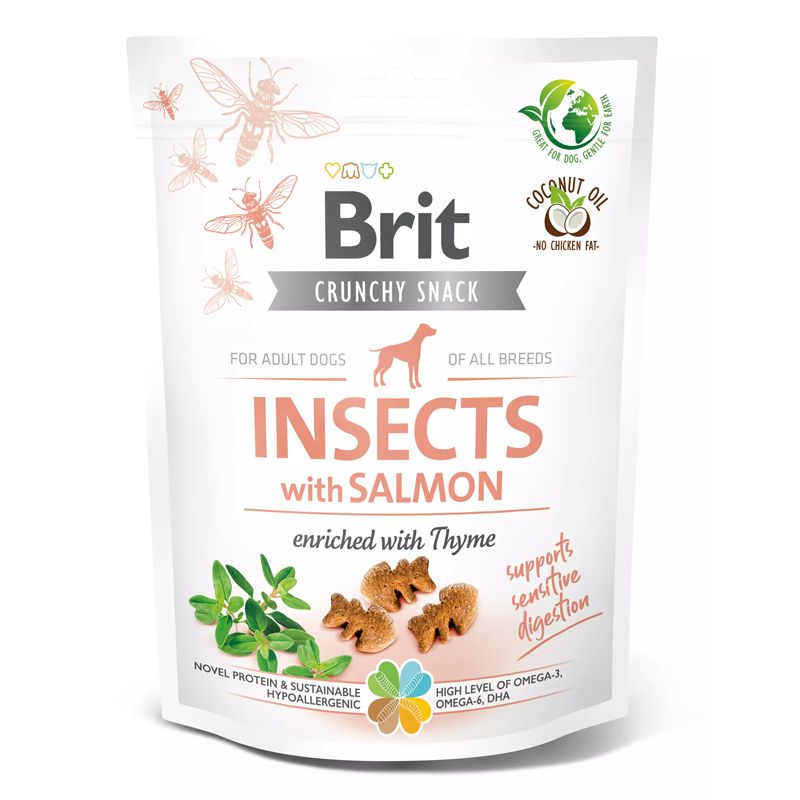 Brit Care Dog Crunchy Cracker Insects with Salmon & Thyme 200 g