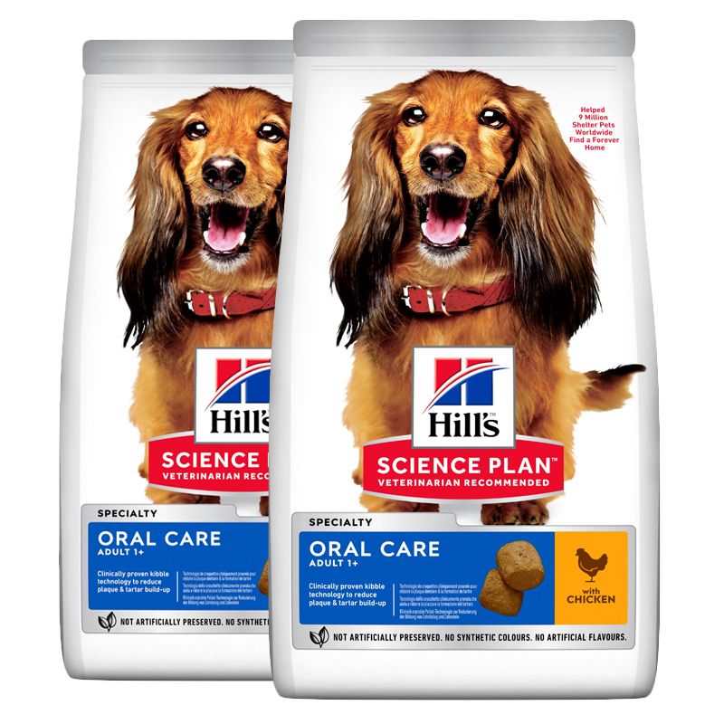 Hill's Science Plan Canine Adult Oral Care Medium Piletina 2 x 12 kg