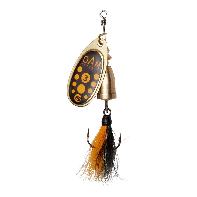 DAM Effzett Leptir Executor Dressed Spinner 1/3g Blacky