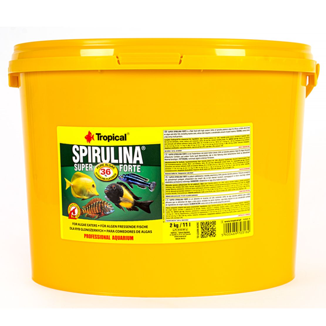 TROPICAL Spirulina Super Forte 36% Flakes 11 L / 2 kg