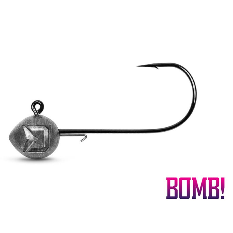 Delphin jig glava s držacem BOMB! 5kom 2/0 5g