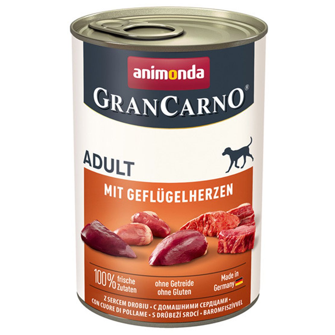 Animonda GranCarno Original Adult - svinjska i pileća srca 400g