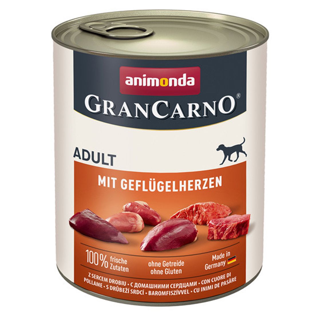 Animonda GranCarno Original Adult - svinjska i piletina srca 800g