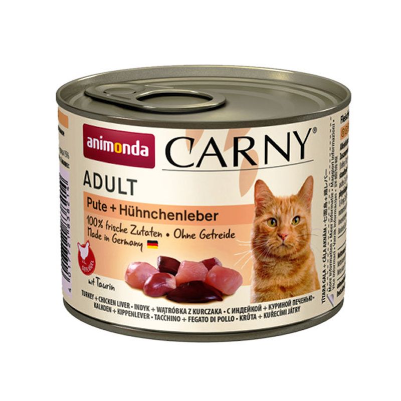 Animonda Carny Adult - Pure Turkey and Chicken Liver 200 g