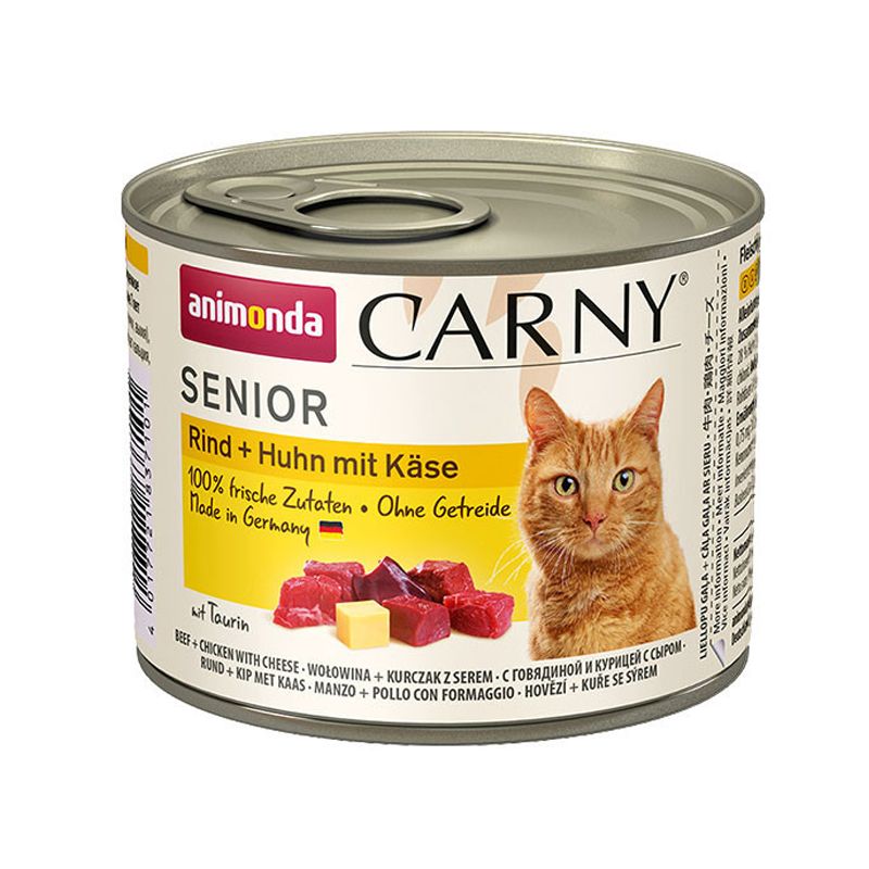 Animonda Carny Senior - Govedina, piletina i sir 200 g
