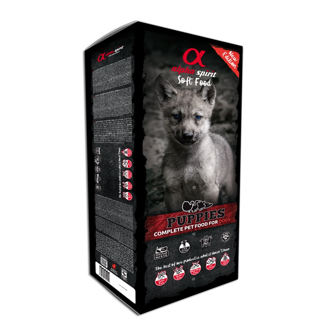 Alpha Spirit Complete Soft Dog Food - Puppies 9kg