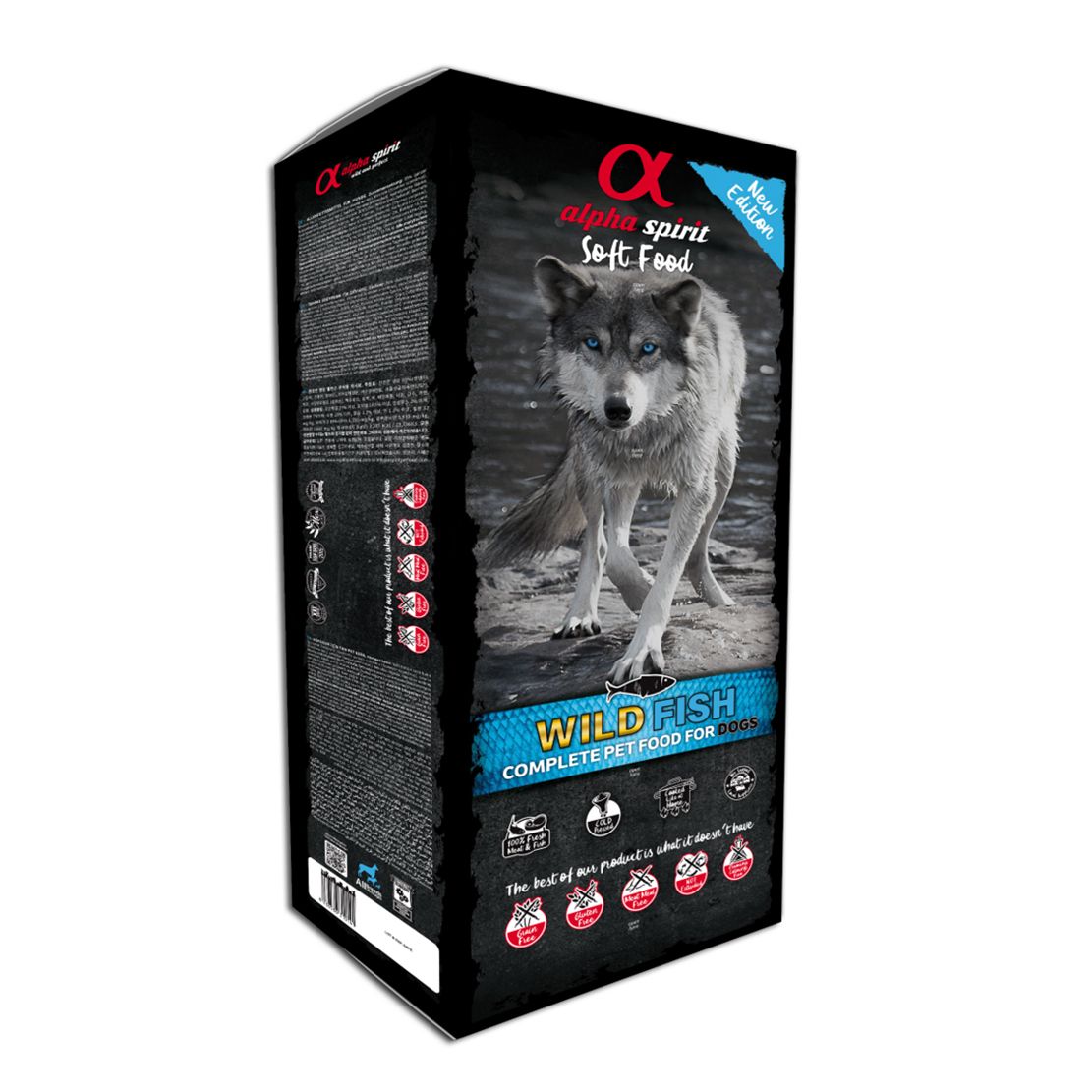 Alpha Spirit Complete Soft Dog Food - Wild Fish 9kg