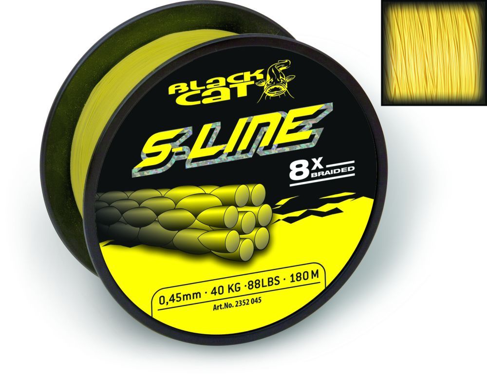 Black Cat S-Line Yellow 0.38mm/250m