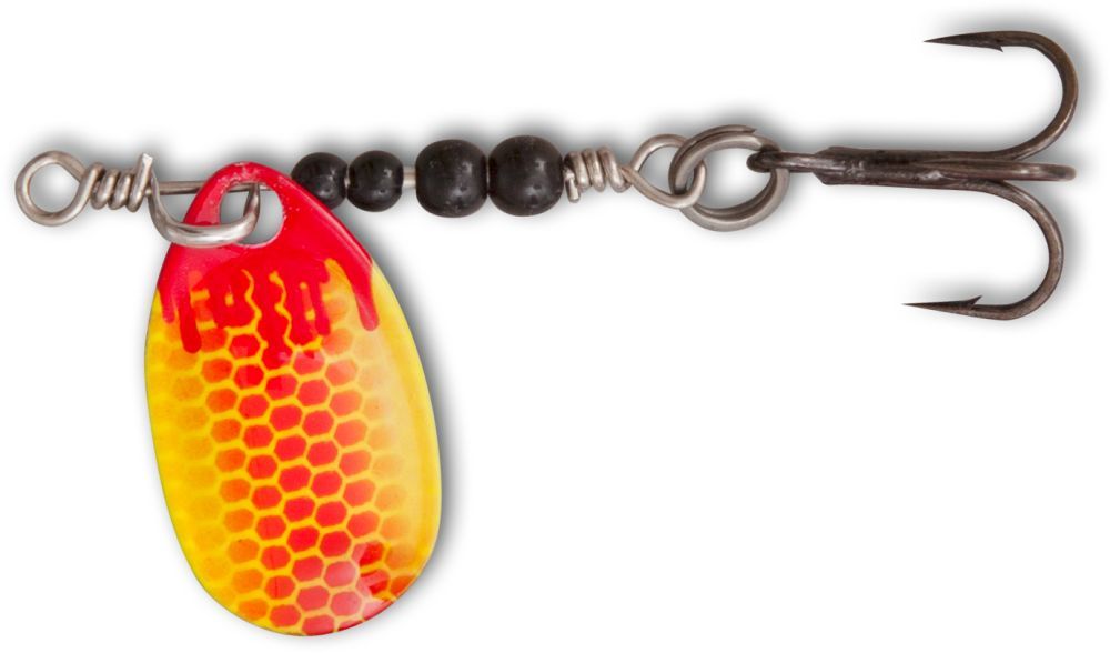 Magic Trout Leptir Bloody Spinner UL 1/1,75g Red/Yellow