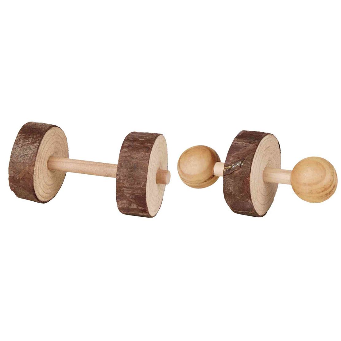 Set igračaka za glodavce - drvene bučice, 8 cm