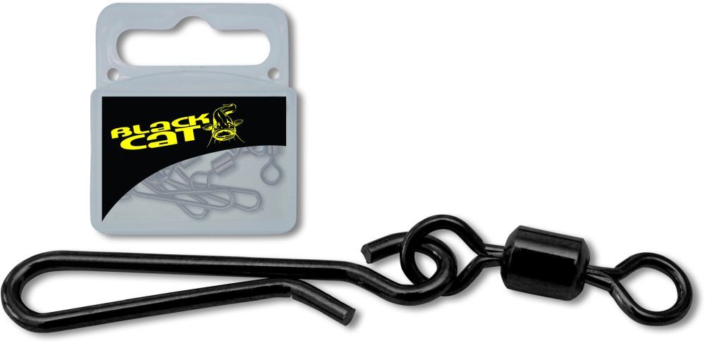 Black Cat Klip Uni Clip Black Dull 5 kom