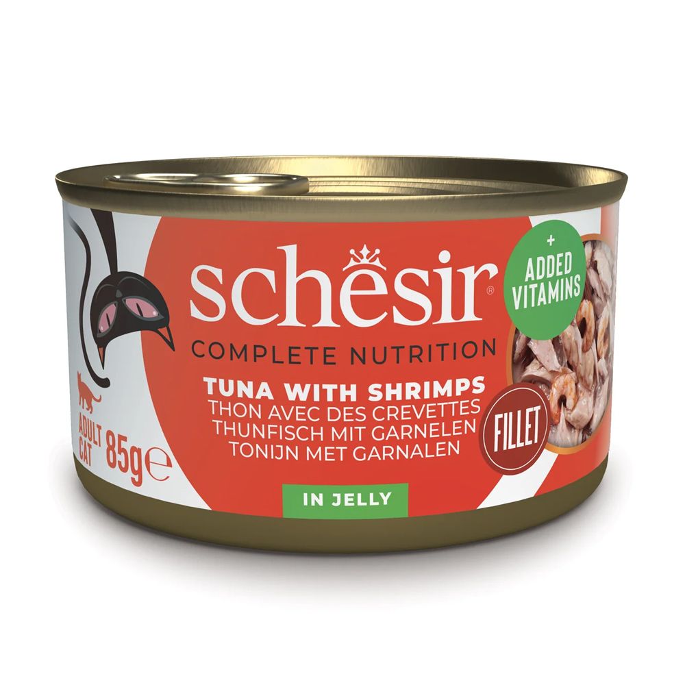 Schesir cat tuna i škampi u želeu 85 g