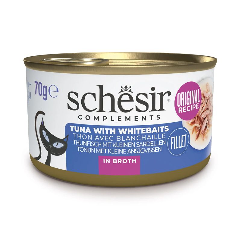 Schesir cat tuna s inćunima u juhi 70 g