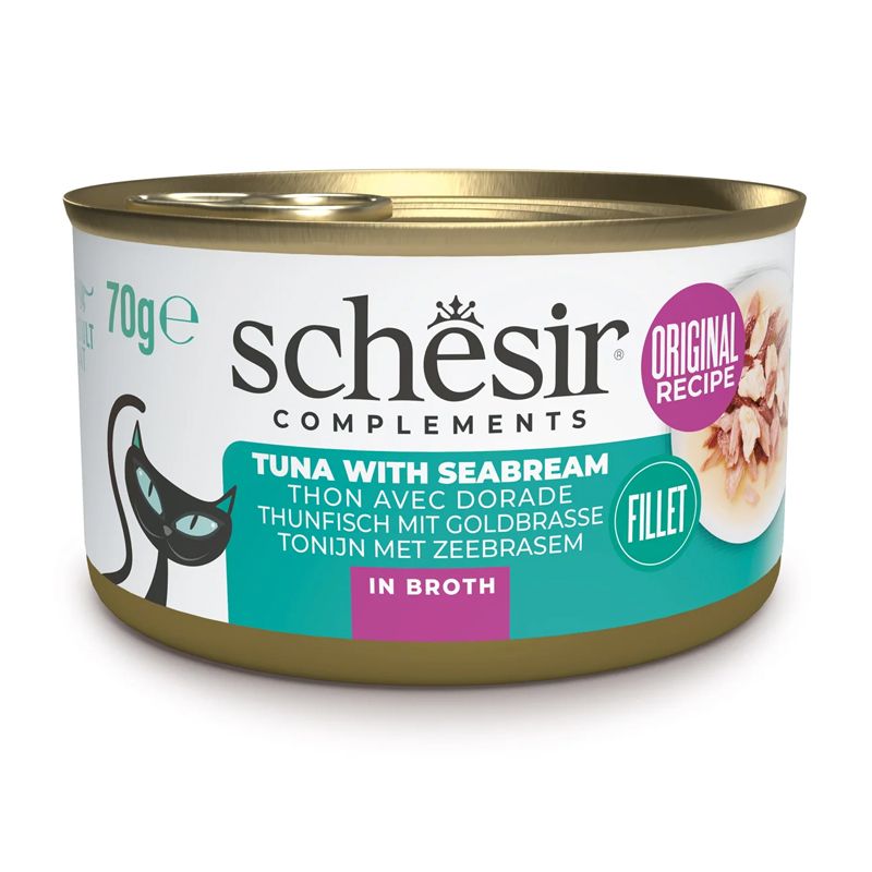 Schesir cat tuna s brancinom u juhi 70 g
