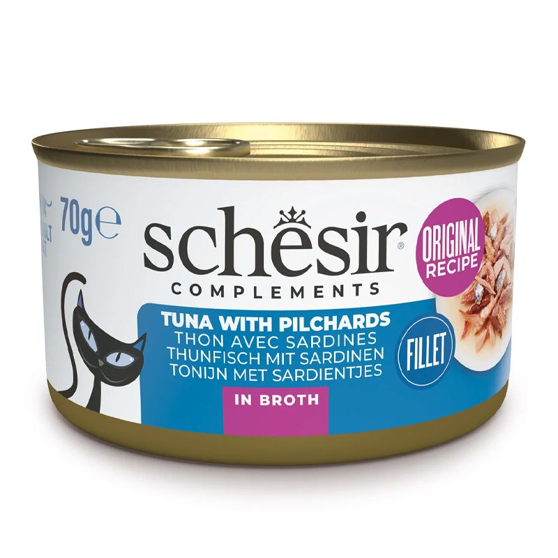 Schesir cat tuna sa sardelama u juhi 70 g