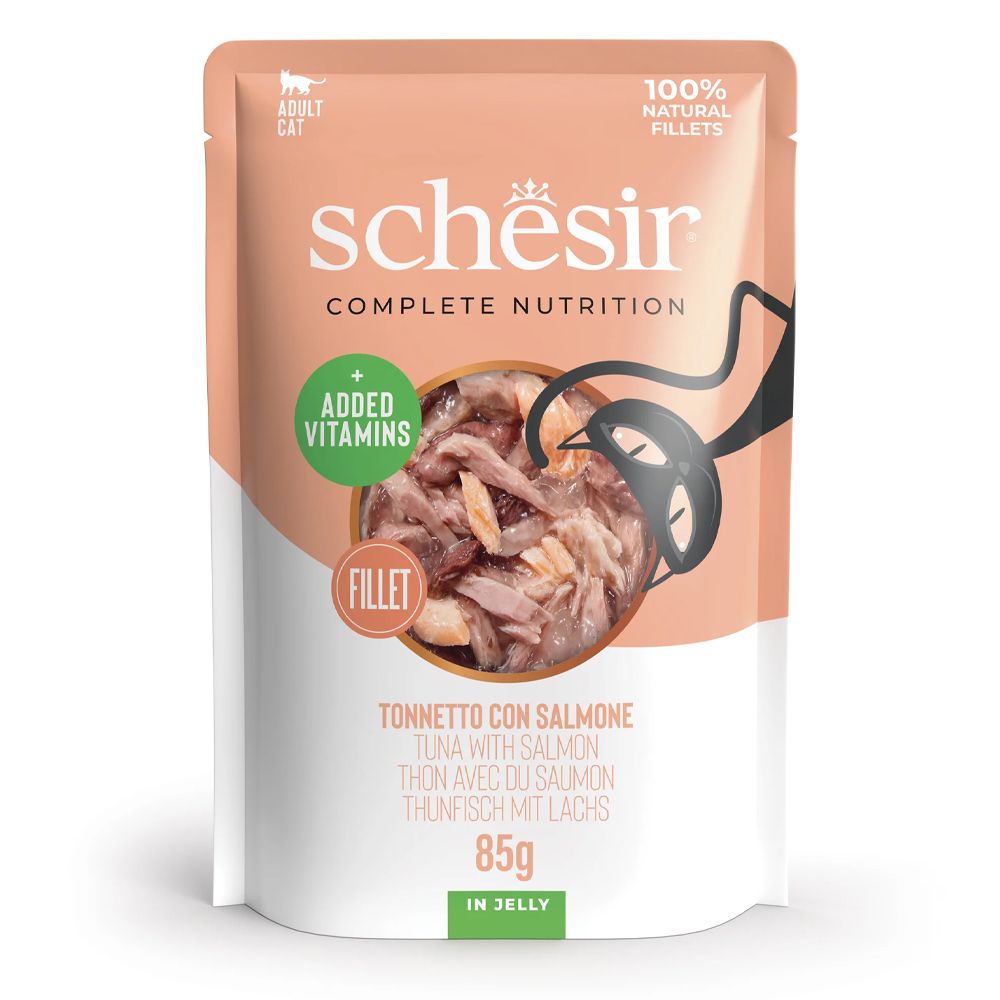 Schesir cat tuna i losos 85 g