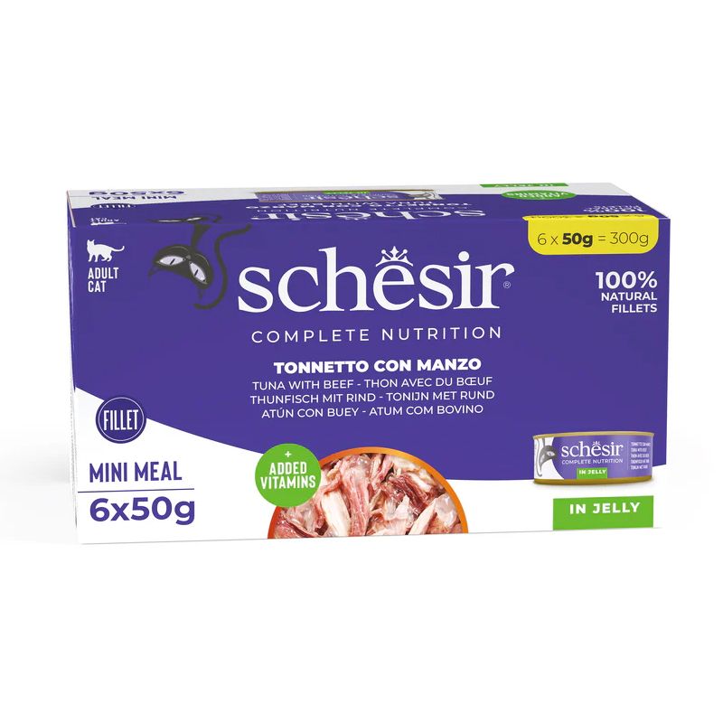 Schesir Multipack tuna s govedinom 6 x 50 g