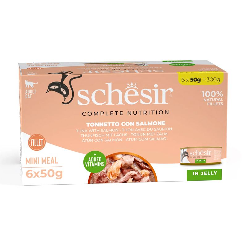 Schesir Multipack tuna s lososom 6 x 50 g
