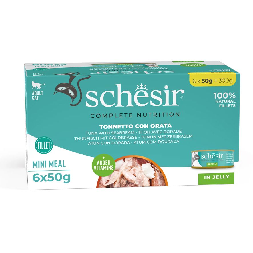 Schesir Multipack tuna s brancinom 6 x 50 g