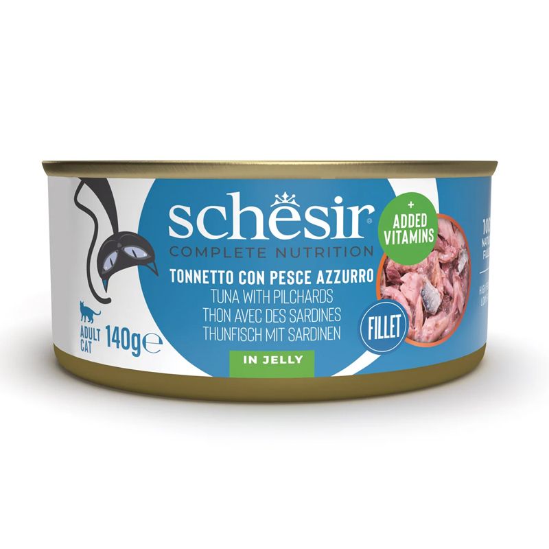 Schesir cat tuna sa sardinama 140 g