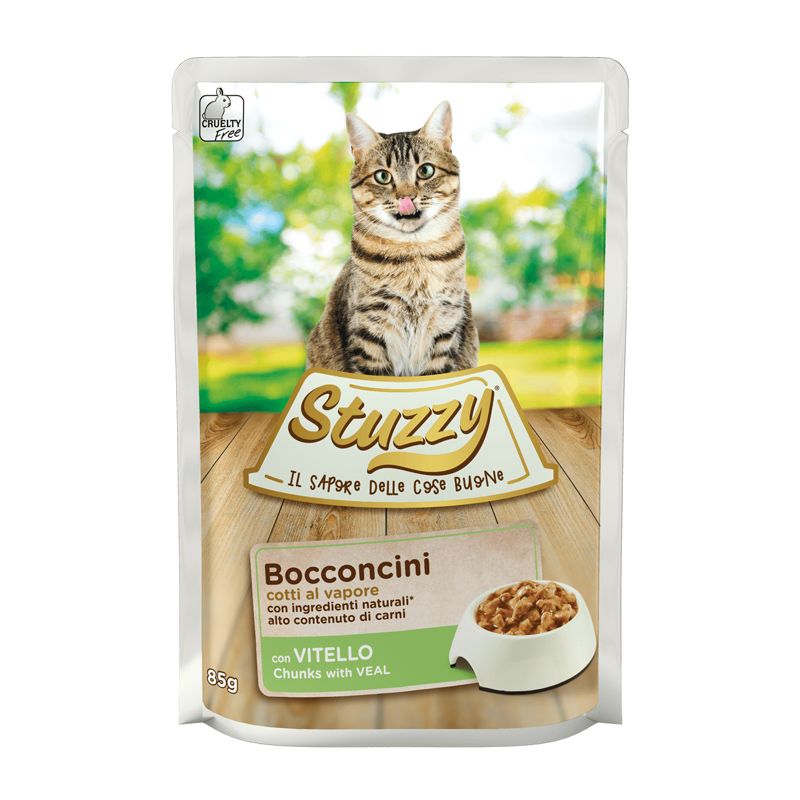 Stuzzy Cat Chunks teleća mesna kockice u umaku 85 g