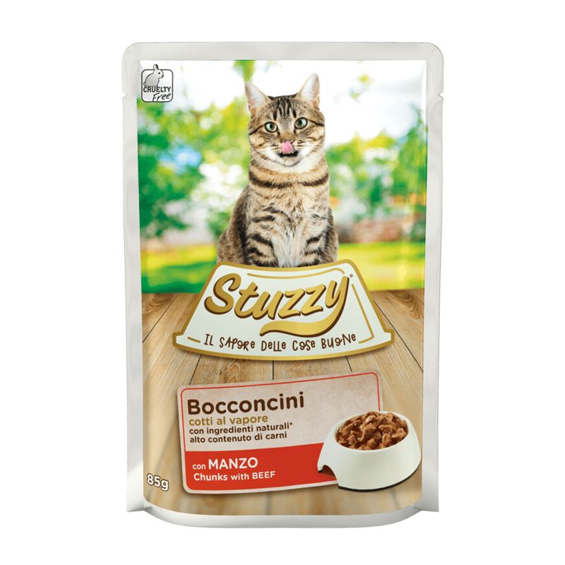 Stuzzy Cat Chunks goveđi komadići u umaku 85 g