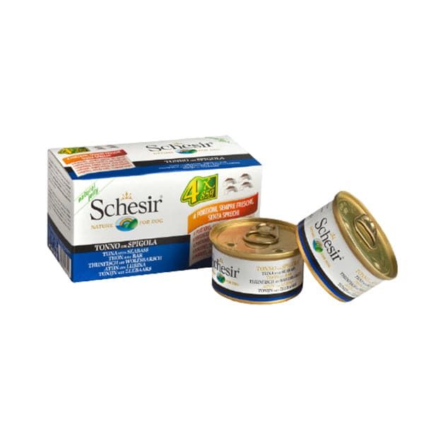 Schesir dog Multipack tuna s morskim vukom 4 x 85 g