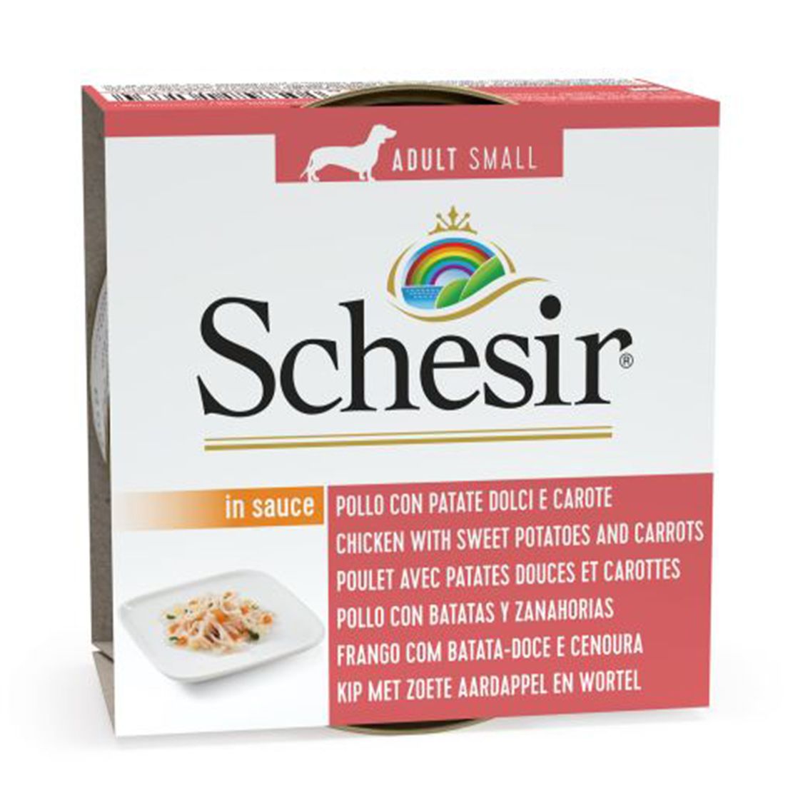 Schesir dog Adult - piletina, batat i mrkva 85 g