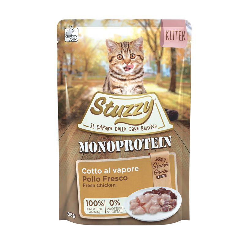 Stuzzy Mačići Monoprotein GF piletina 85 g