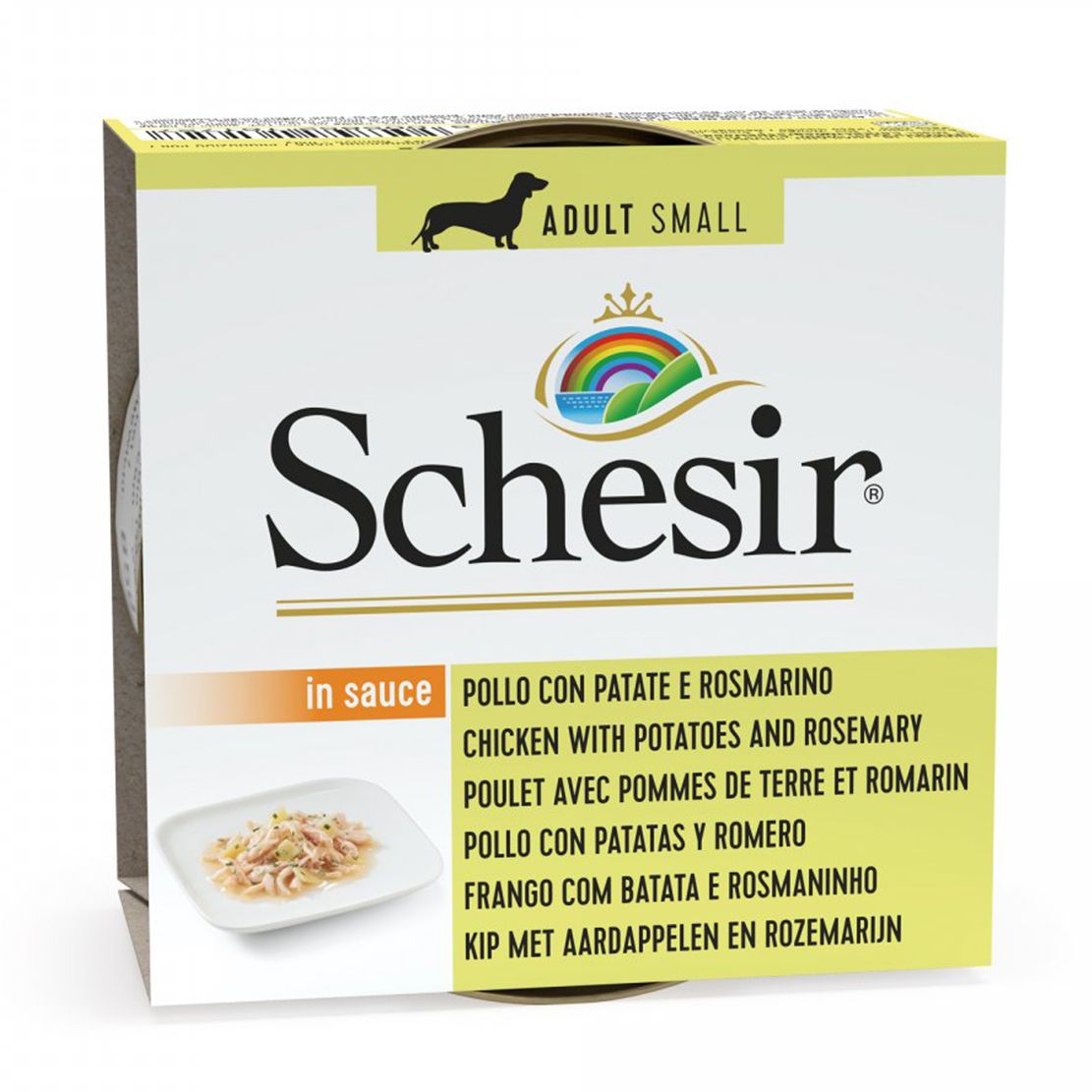 Schesir dog Adult - piletina, krumpir i ružmarin 85 g