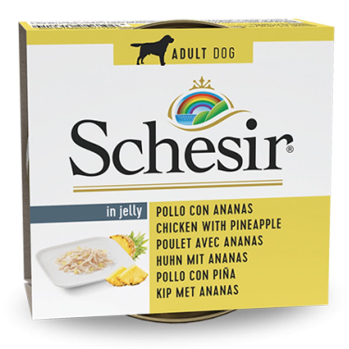 Schesir dog Adult - piletina s ananasom 150 g