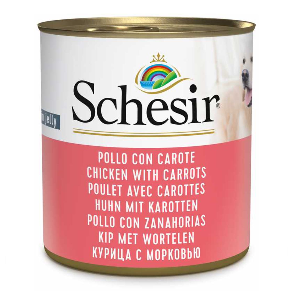 Schesir dog Adult - piletina s mrkvom 285 g