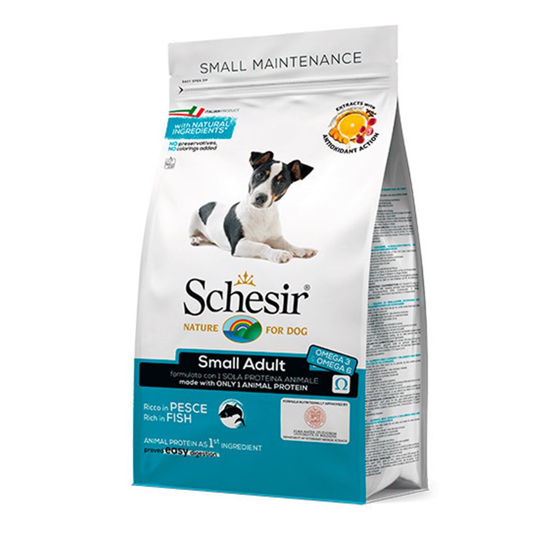 Schesir dog Small Adult - Tuna i haringa s rižom 800 g