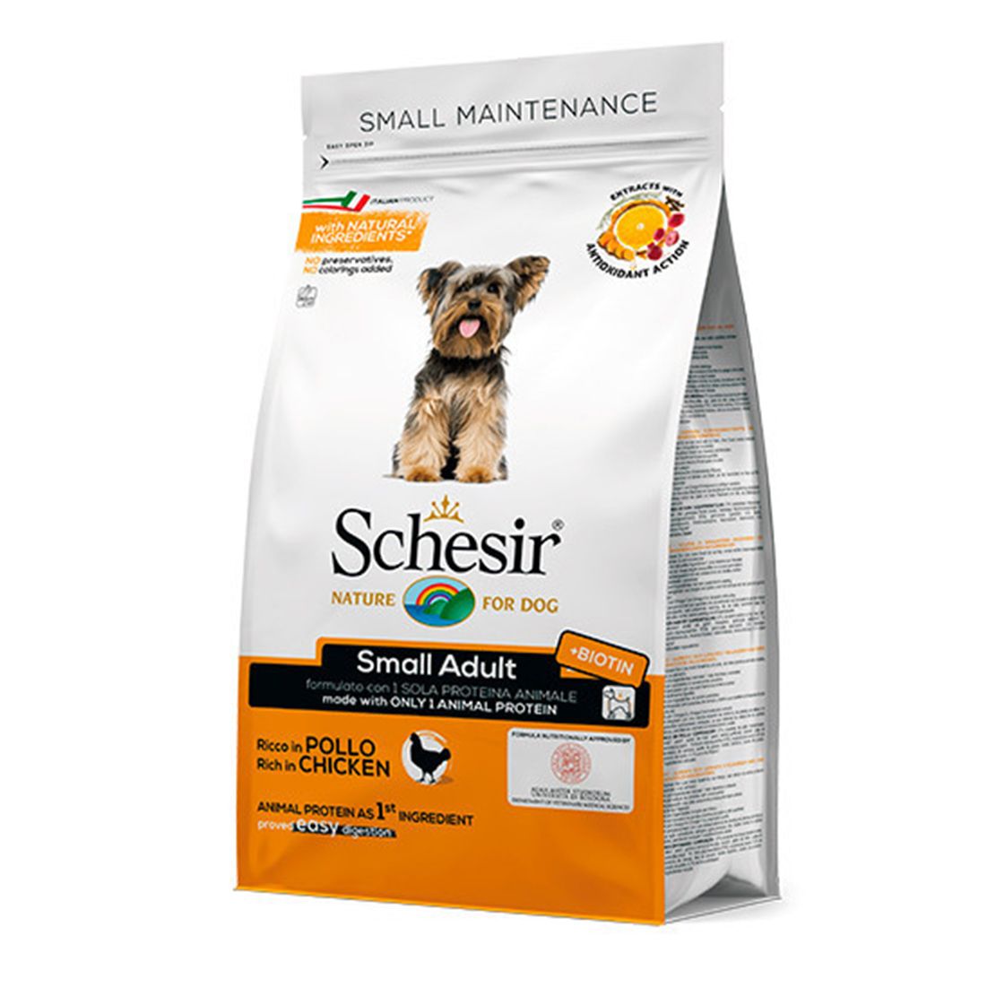 Schesir dog Small Adult - Piletina s rižom 800 g