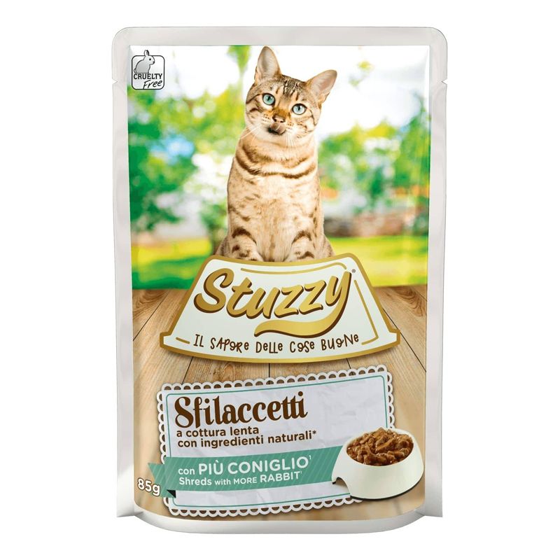 Stuzzy Cat Strips sušeno meso od zeca 85 g