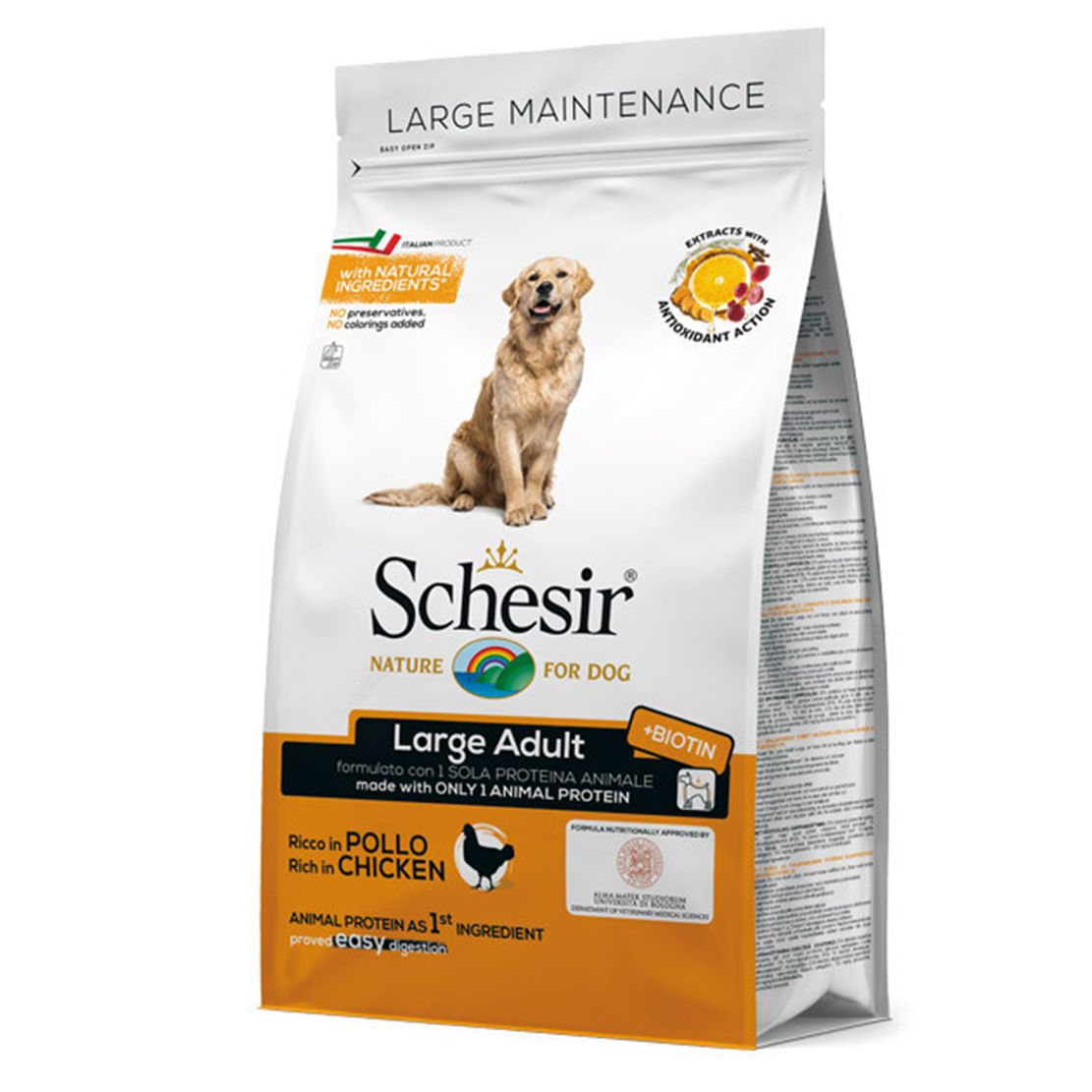 Schesir dog Large Adult - Piletina s rižom 12 kg