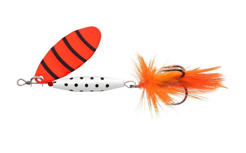 Abu Garcia leptir varalica Reflex White Spinners 7g Orange