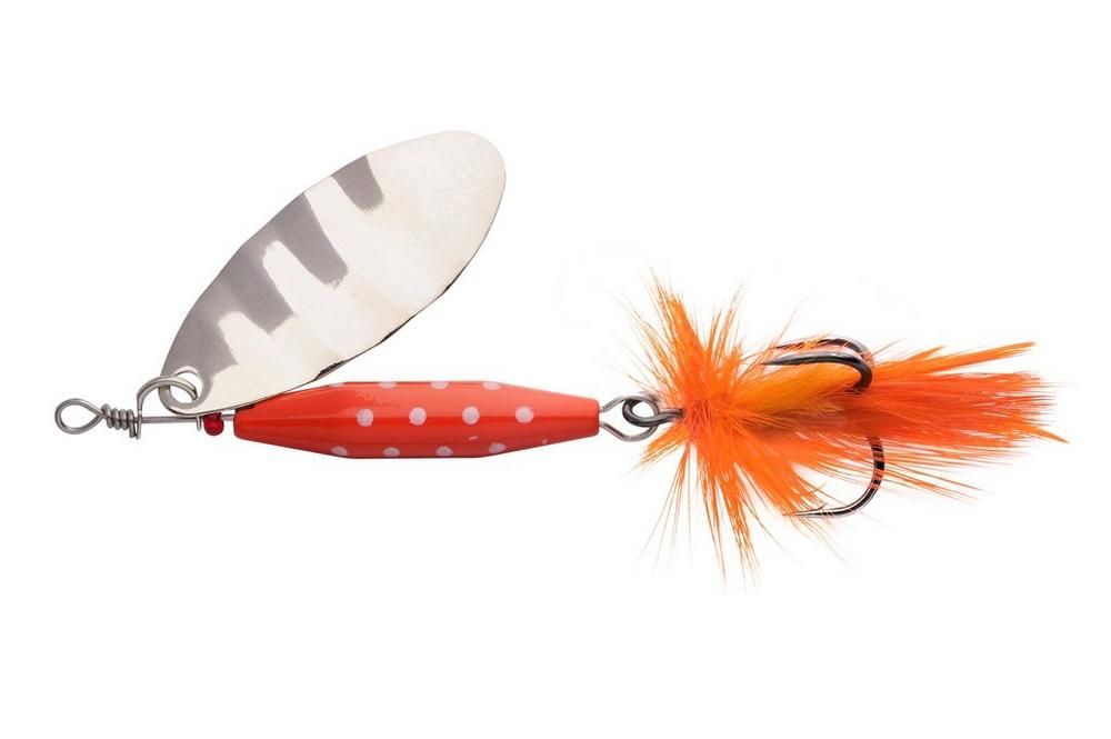 Abu Garcia leptir varalica Reflex Red Spinners 12g Silver