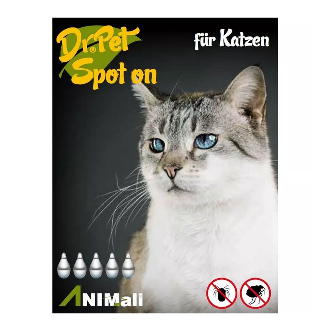 Dr. Pet spot-on pipete za mačke 5 x 1 ml