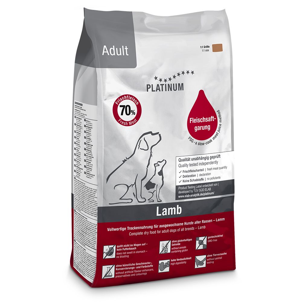 Platinum Natural Adult Lamb & Rice 5 kg
